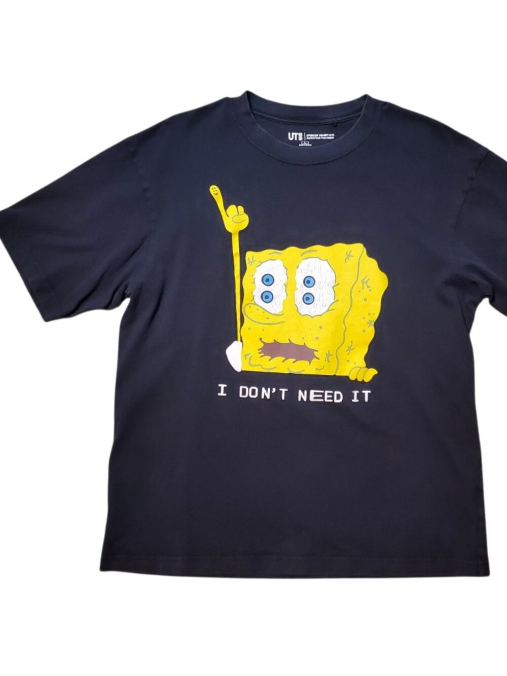 Spongebob Uniqlo x CPFM Cactus Plant Flea Market Graphic Tee Black-Large